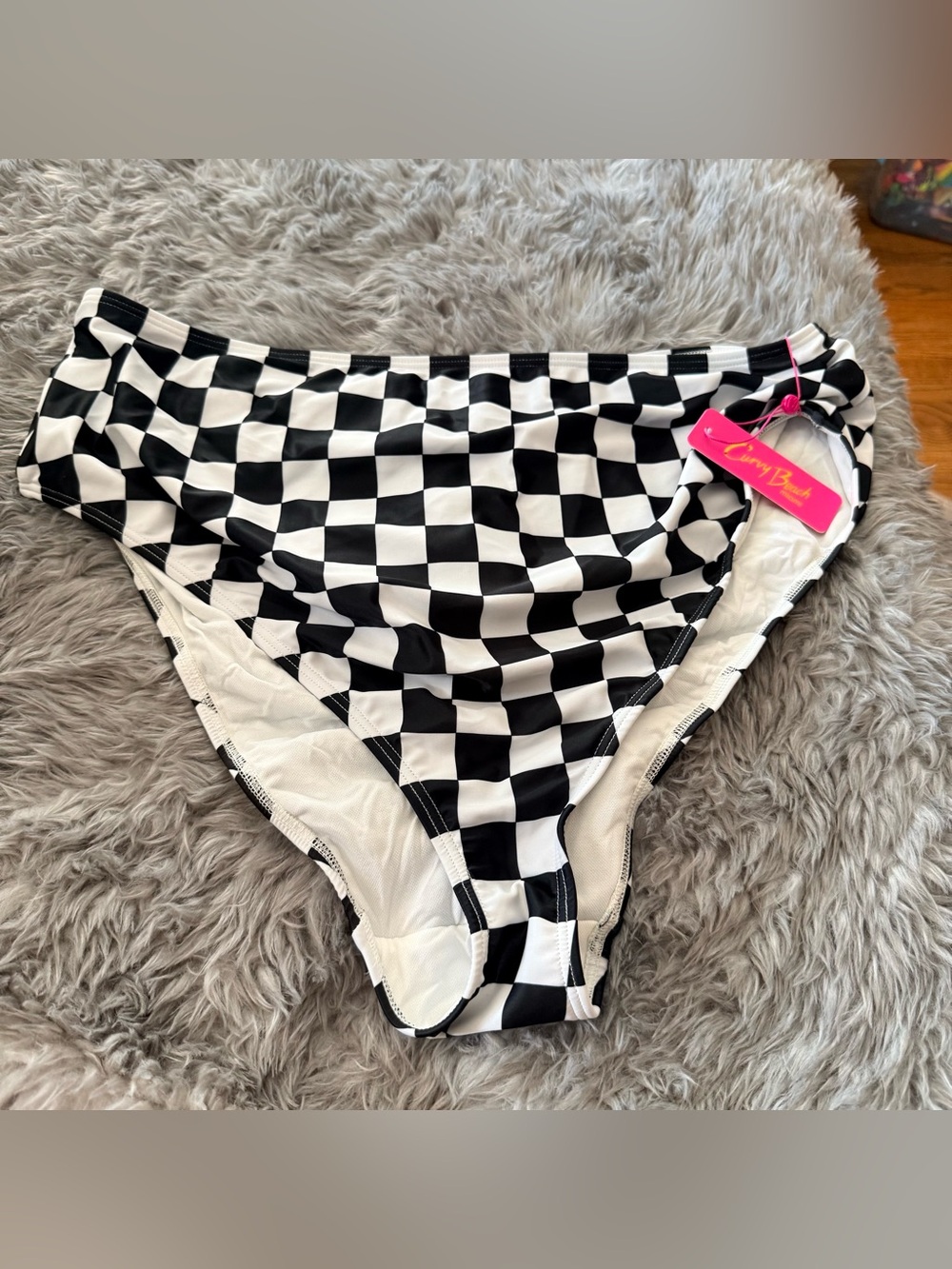 Curvy Beach skate park high waist bottom 3x